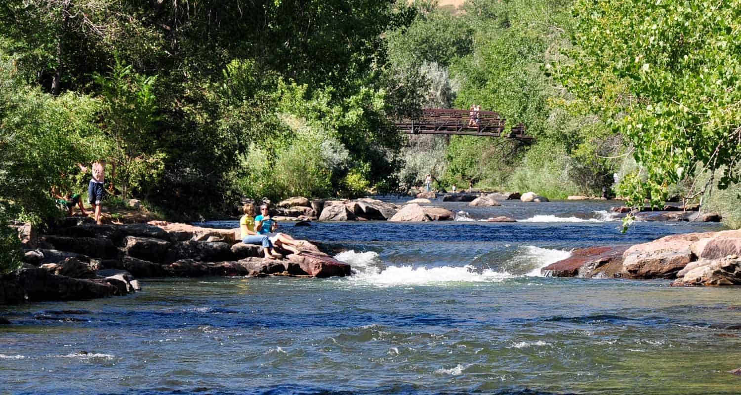 Clear Creek Trail in Golden Colorado