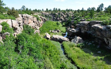canyon view nature trail castlewood canyon header