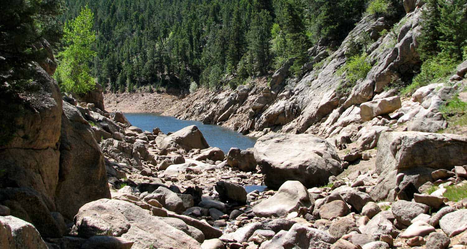 Forsythe Canyon Falls Near Boulder