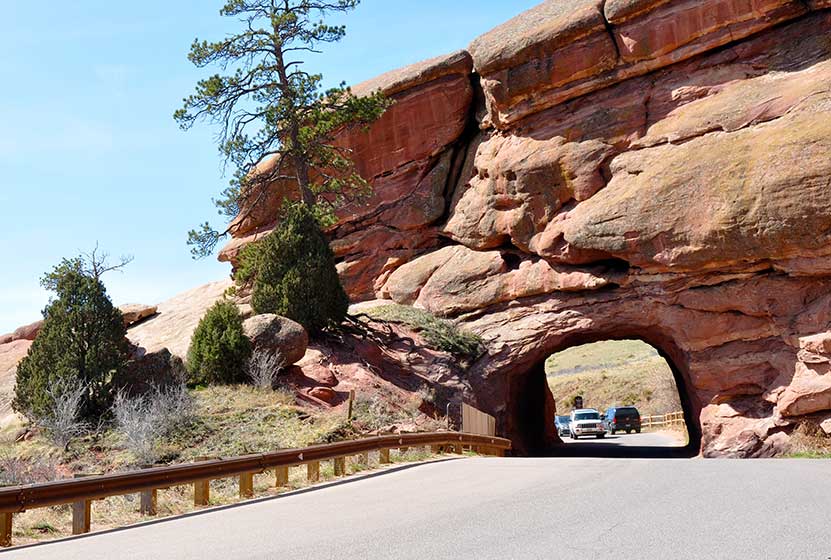 Red Rocks Trail At Red Rocks Park In Denver