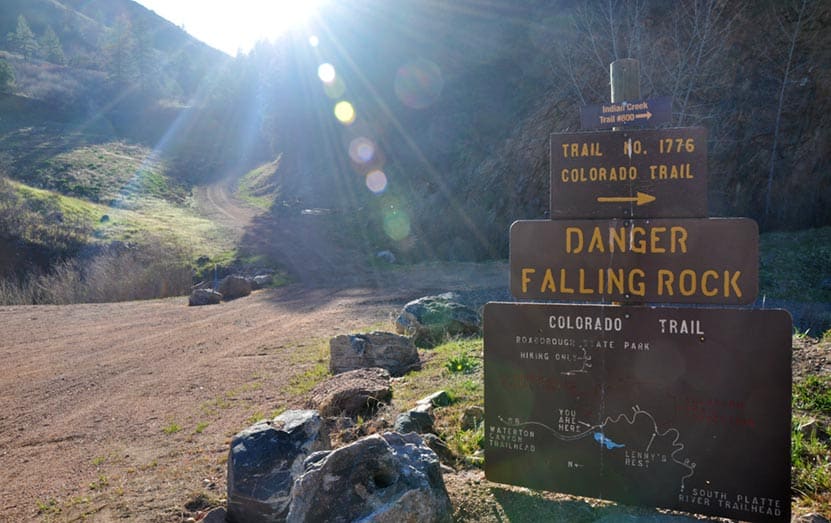 colorado-trail-sign-waterton-canyon