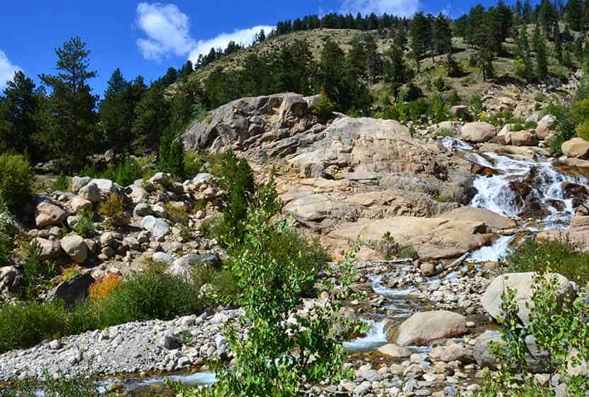 horseshoe falls rocky mountain national park header