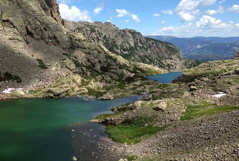 sky pond in rocky mountain national park header
