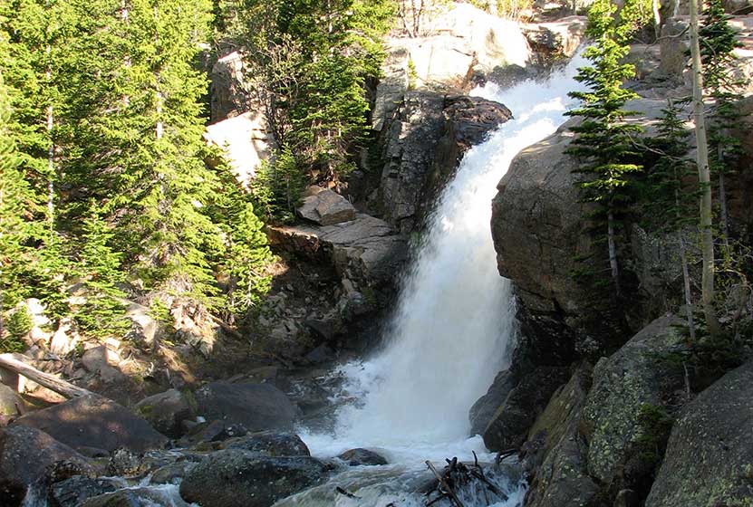 alberta-falls-haiyaha-loop-waterfall