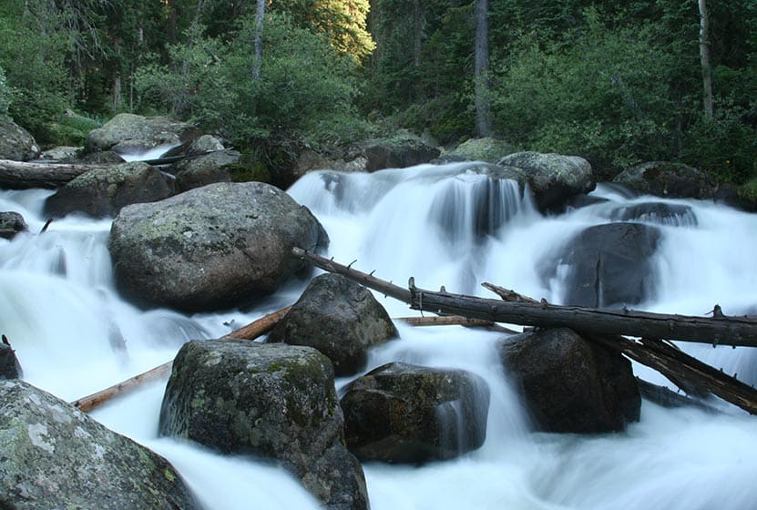 calypso cascades rocky mountain national park header