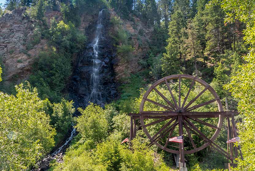 Bridal Veil Falls in Idaho Springs