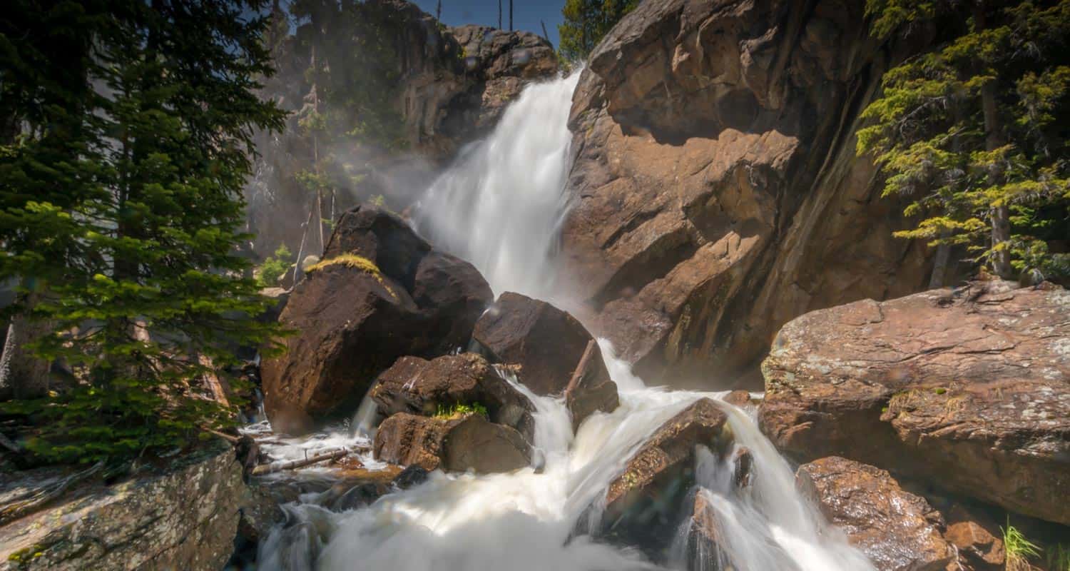 Waterfalls Rocky Mountain National Park