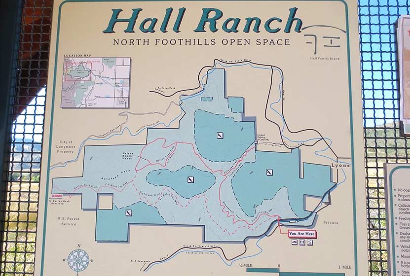 hall ranch near boulder map