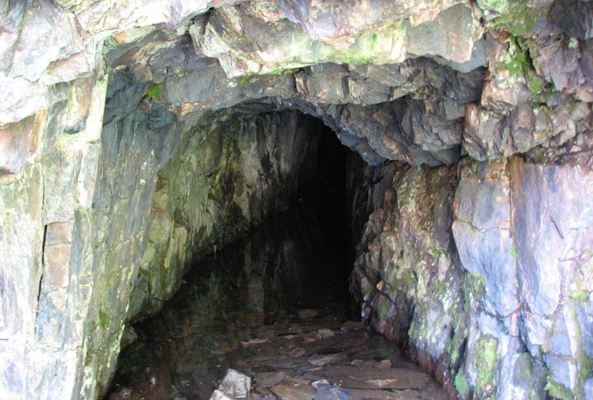 mohawk lakes breckenridge colorado old mine shaft along the trail