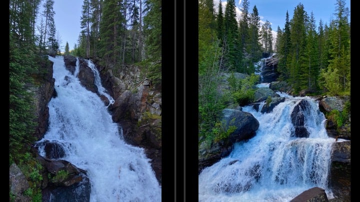 waterfall on way to crater lake